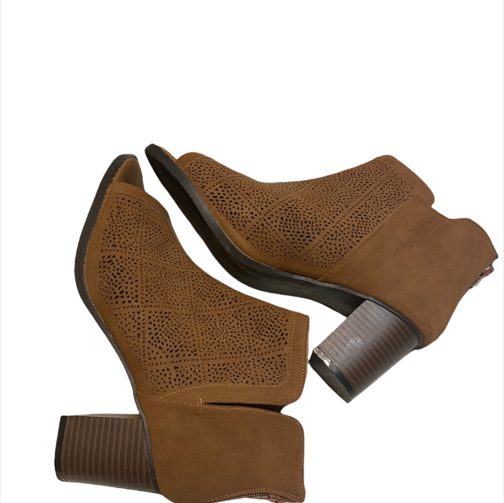 Cato Open Toe Booties - Picture 3 of 7